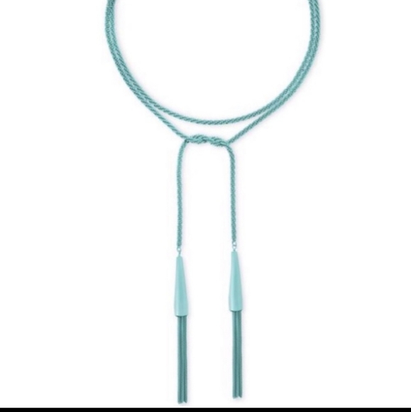 Kendra Scott Phara Aqua Wrap Necklace - Picture 4 of 6